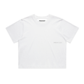 PRESCIENT SS26 CHROME CROPPED TEE