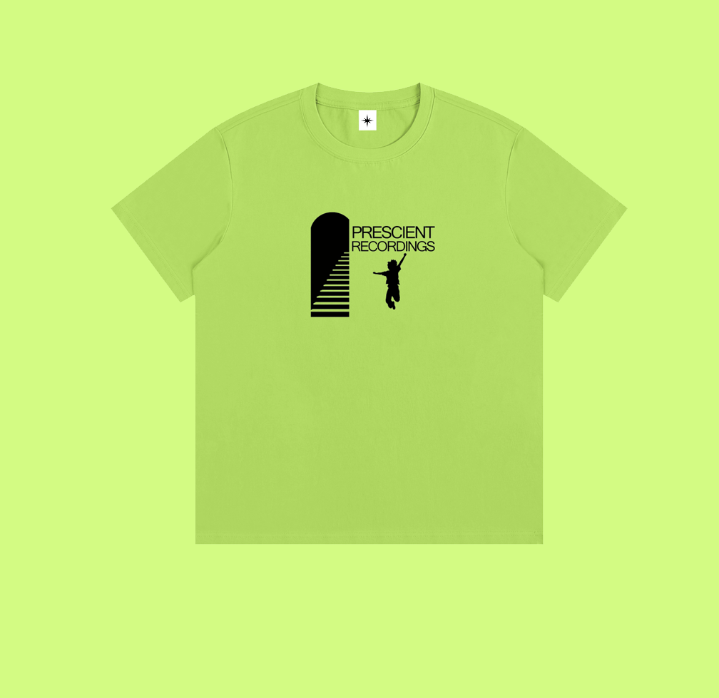 PRESCIENT RECORDINGS TEE LIMITED SUPPLY - LIME